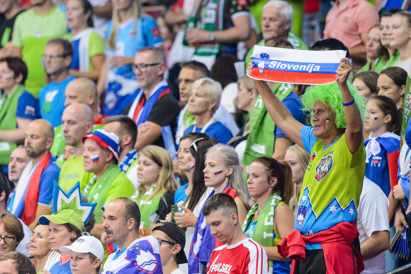 Kibice słoweńscy podczas MŚ 2022 Kibice słoweńscy podczas MŚ 2022