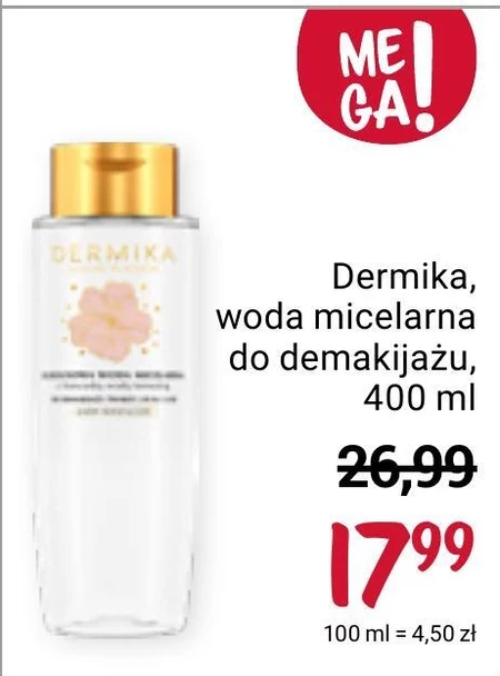 Dermika Luxury Placenta Luksusowa woda micelarna z francuską wodą termalną 400 ml