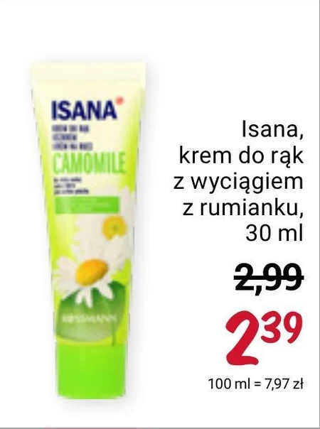 Krem do rąk Isana