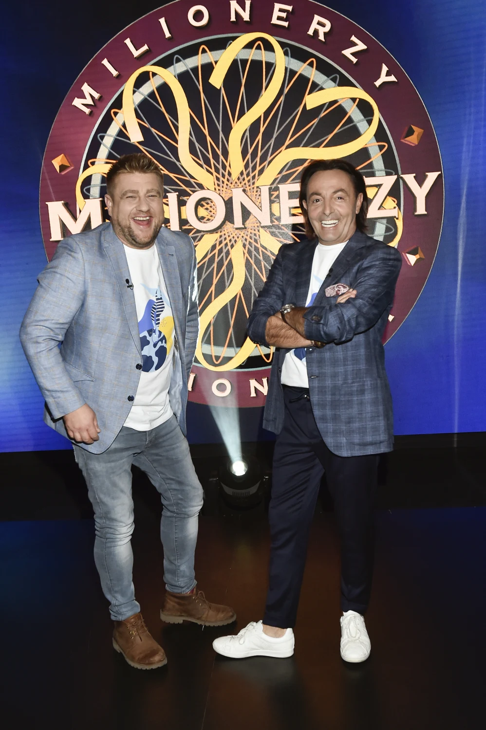 Michel Moran i Tomasz Jakubiak w "Milionerach" Michel Moran i Tomasz Jakubiak w "Milionerach"