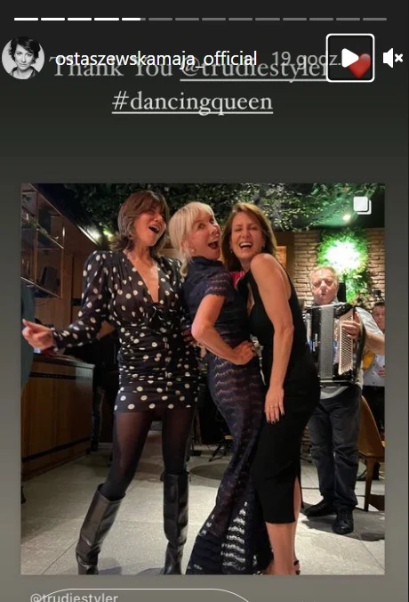 Maja Ostaszewska, Małgorzata Szumowska i Trudie Styler na urodzinach Stinga Maja Ostaszewska, Małgorzata Szumowska i Trudie Styler na urodzinach Stinga