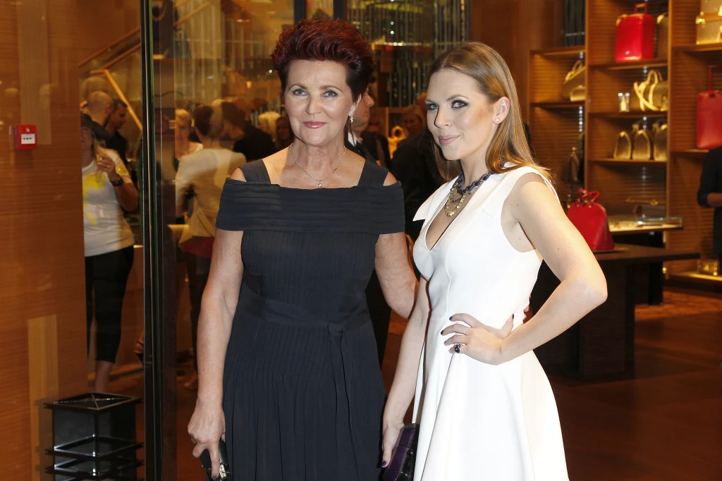 Jolanta Kwaśniewska z córką Aleksandrą