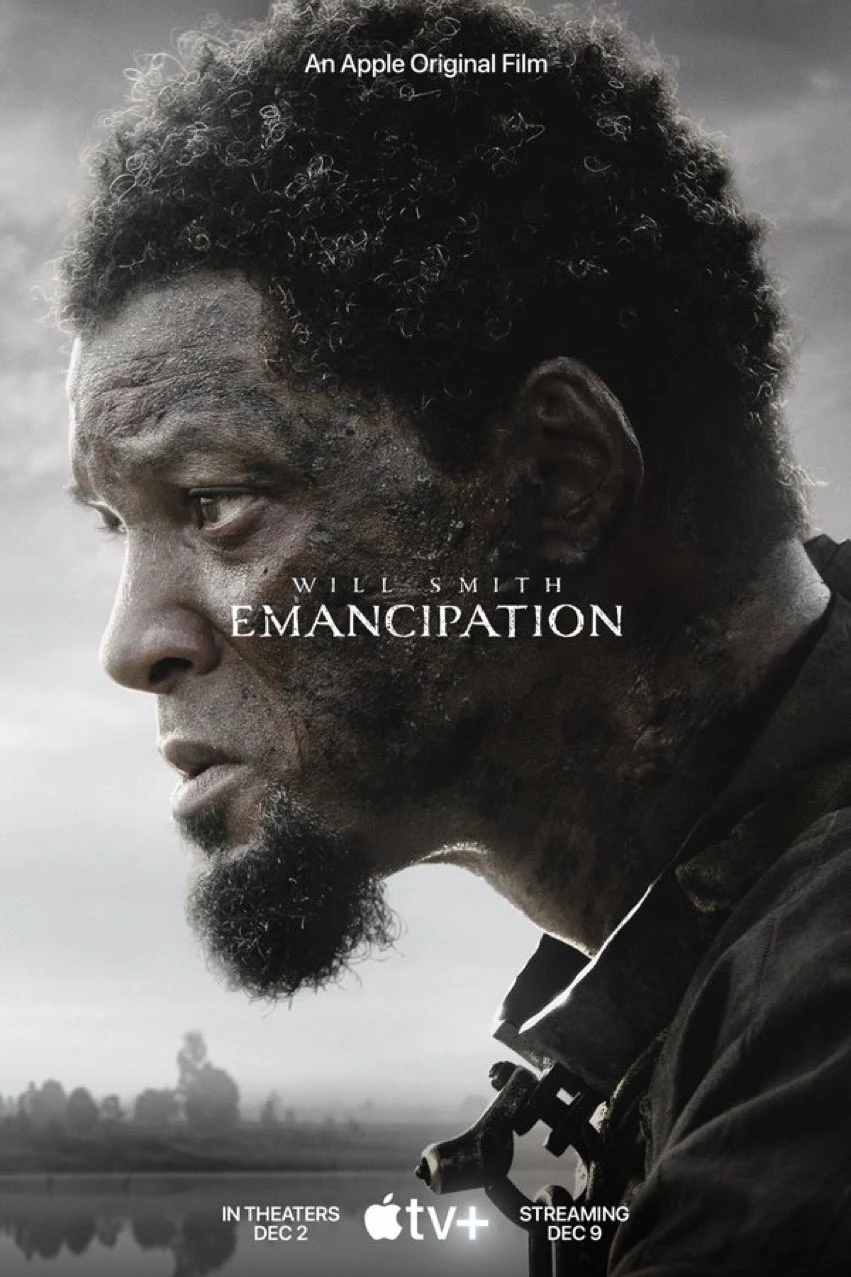 Will Smith na plakacie filmu "Emancipation" Will Smith na plakacie filmu "Emancipation"