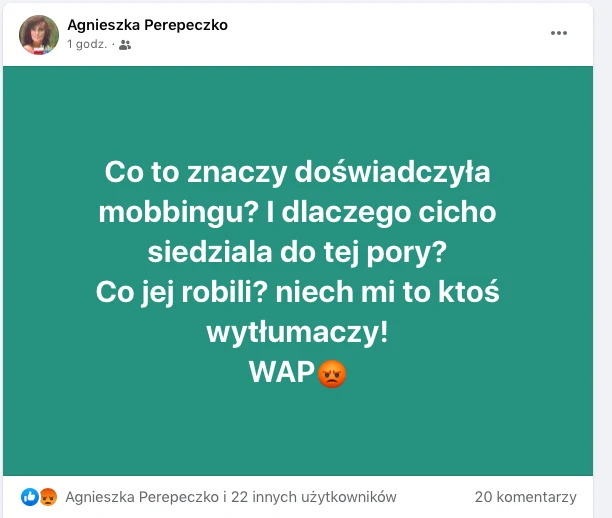 Wpis Agnieszki Perepeczko