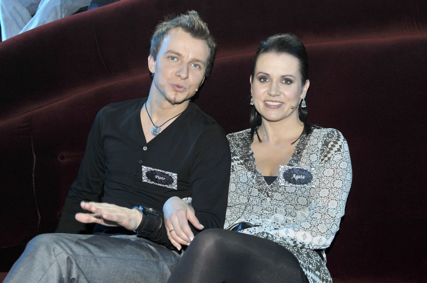 Piotr Kupicha z pierwszą żoną Agatą