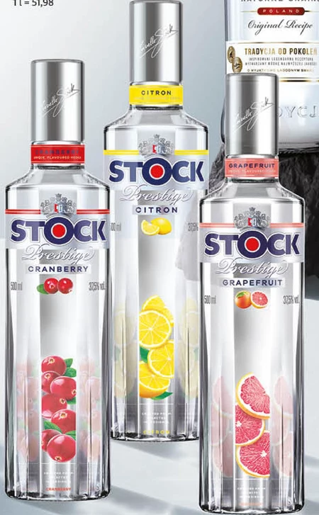 Wódka smakowa Stock
