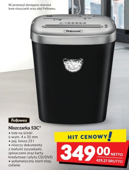 Fellowes Niszczarka dokumentów 53C