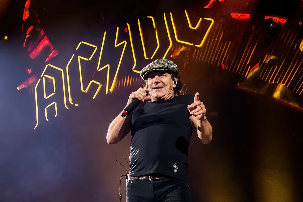 Brian Johnson i AC/DC, koncert w Tacoma, 2 lutego 2016 r.