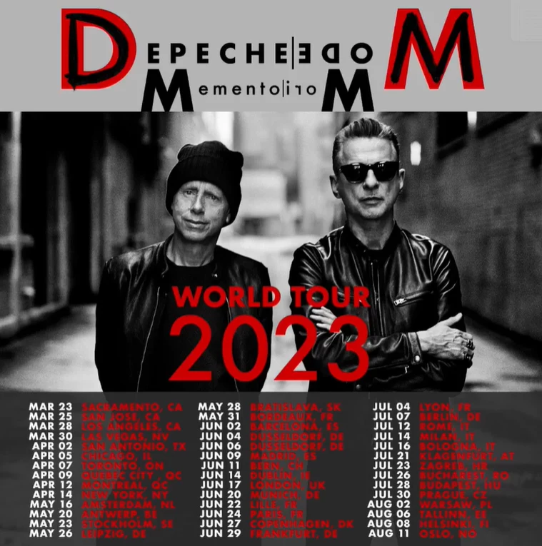 Trasa Depeche Mode w 2023 roku. Grupa przyjedzie do Warszawy