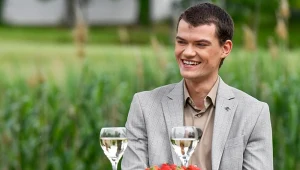 Michał na planie programu "Rolnik szuka żony 9"