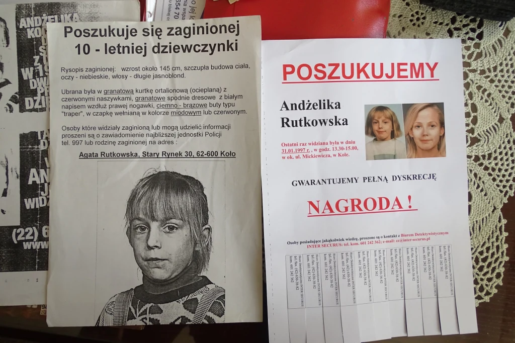 Andżelika zaginęła w styczniu 1997 r. Andżelika zaginęła w styczniu 1997 r.