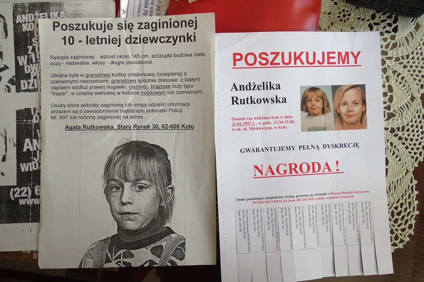 Andżelika zaginęła w styczniu 1997 r. Andżelika zaginęła w styczniu 1997 r.