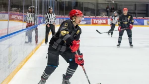 Damian Kapica zdobył jedynego gola dla Comarch Cracovii w meczu z Farjestad