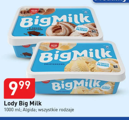 Big Milk Stracciatella Lody 1000 ml