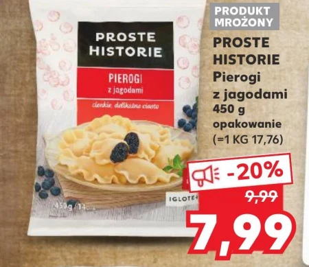 Proste Historie Pierogi z jagodami 450 g