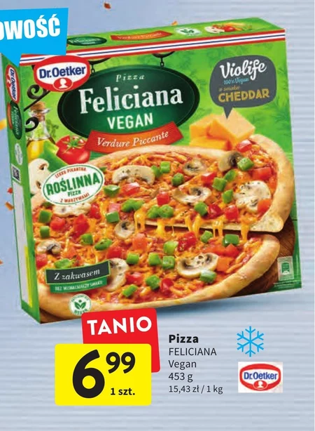Dr. Oetker Feliciana Vegan Pizza Verdure Piccante 345 g