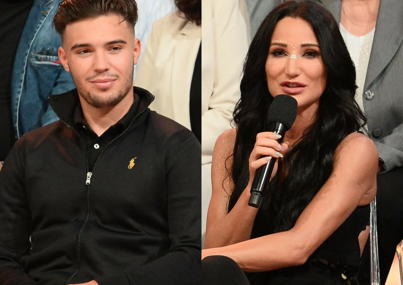 Justyna Steczkowska i Leon Myszkowski. Justyna Steczkowska i Leon Myszkowski.