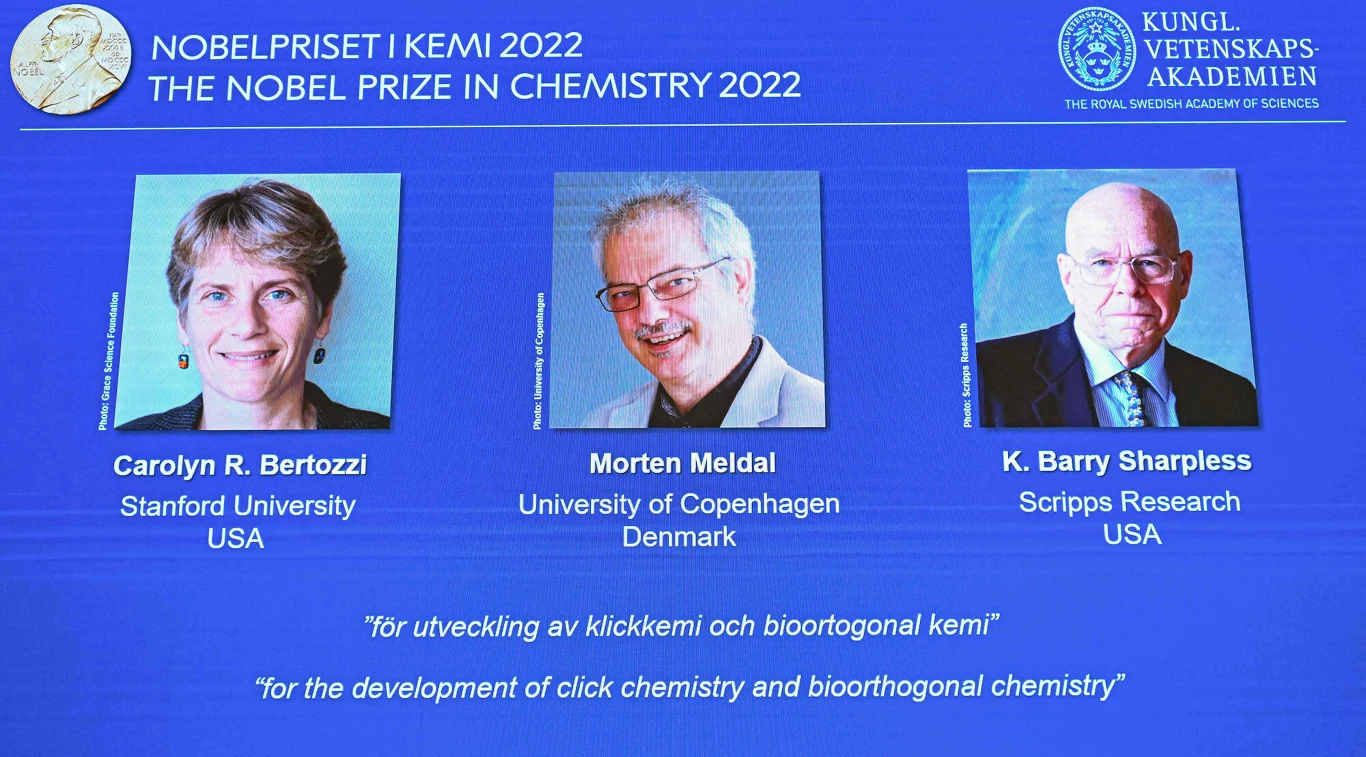 Zdobywcy Nagrody Nobla 2022 w dziedzinie chemii Zdobywcy Nagrody Nobla 2022 w dziedzinie chemii