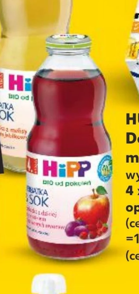 HiPP BIO Herbatka z dzikiej róży z sokiem z czerwonych owoców po 4. miesiącu 0,5 l