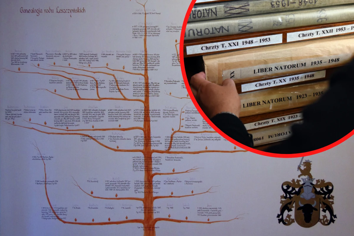 Księgi parafialne pomogą stworzyć wywód przodków (drzewo genealogiczne)