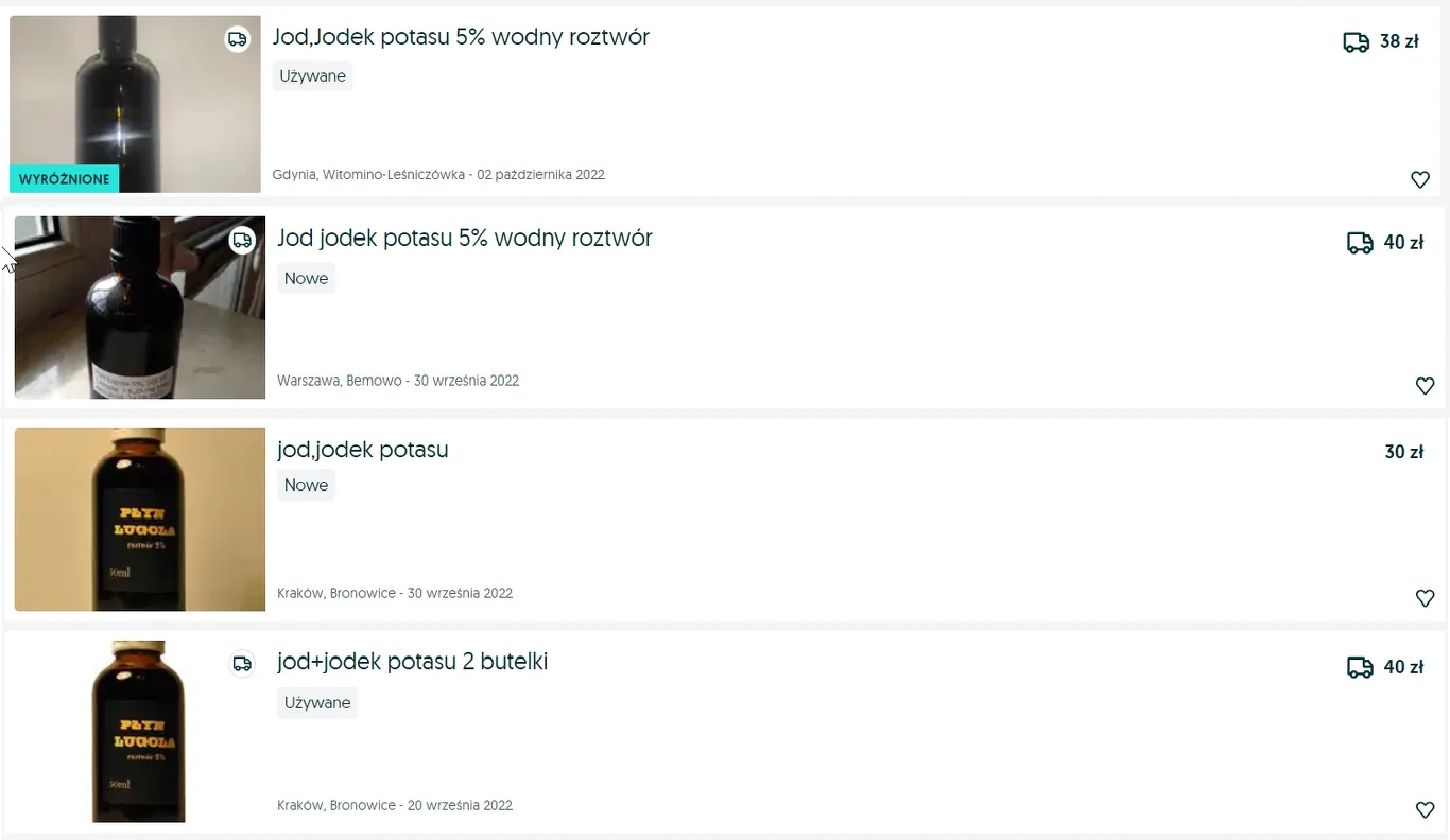 W internecie nie brakuje tych, którzy zachęcają do profilaktycznego zażywania jodku potasu. "Po wybuchu będzie za późno" - tłumaczą sprzedawcy