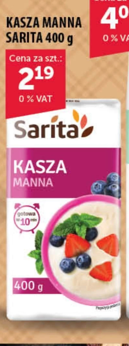 Kasza manna Sarita