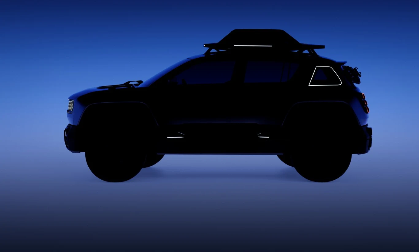 Samochód powstał z okazji 30 rocznicy zakończenia produkcji Renault 4 Samochód powstał z okazji 30 rocznicy zakończenia produkcji Renault 4