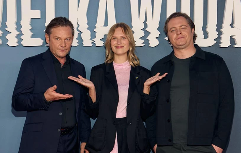 Premiera serialu "Wielka woda": Ireneusz Czop, Agnieszka Żulewska, Tomasz Schuchardt