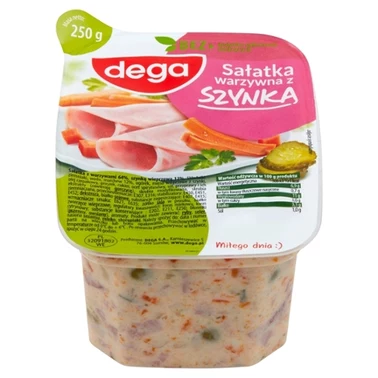 dega Sałatka warzywna z szynką 250 g - 6