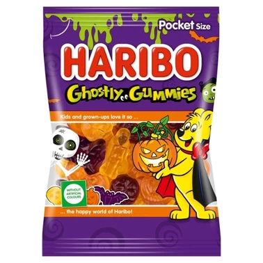 Haribo Ghostly Gummies Żelki o smaku owocowym 90 g - 0