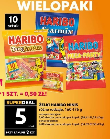HARIBO Mleczne Misie Żelki owocowe 160 g