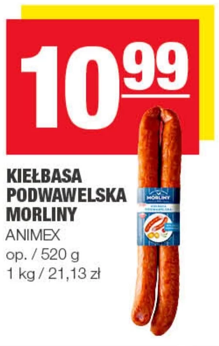 Morliny Kiełbasa podwawelska 520 g