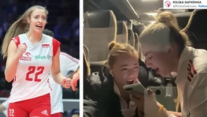 Maria Stenzel z lewej, a także Maria Stenzel i Magdalena Stysiak z prawej