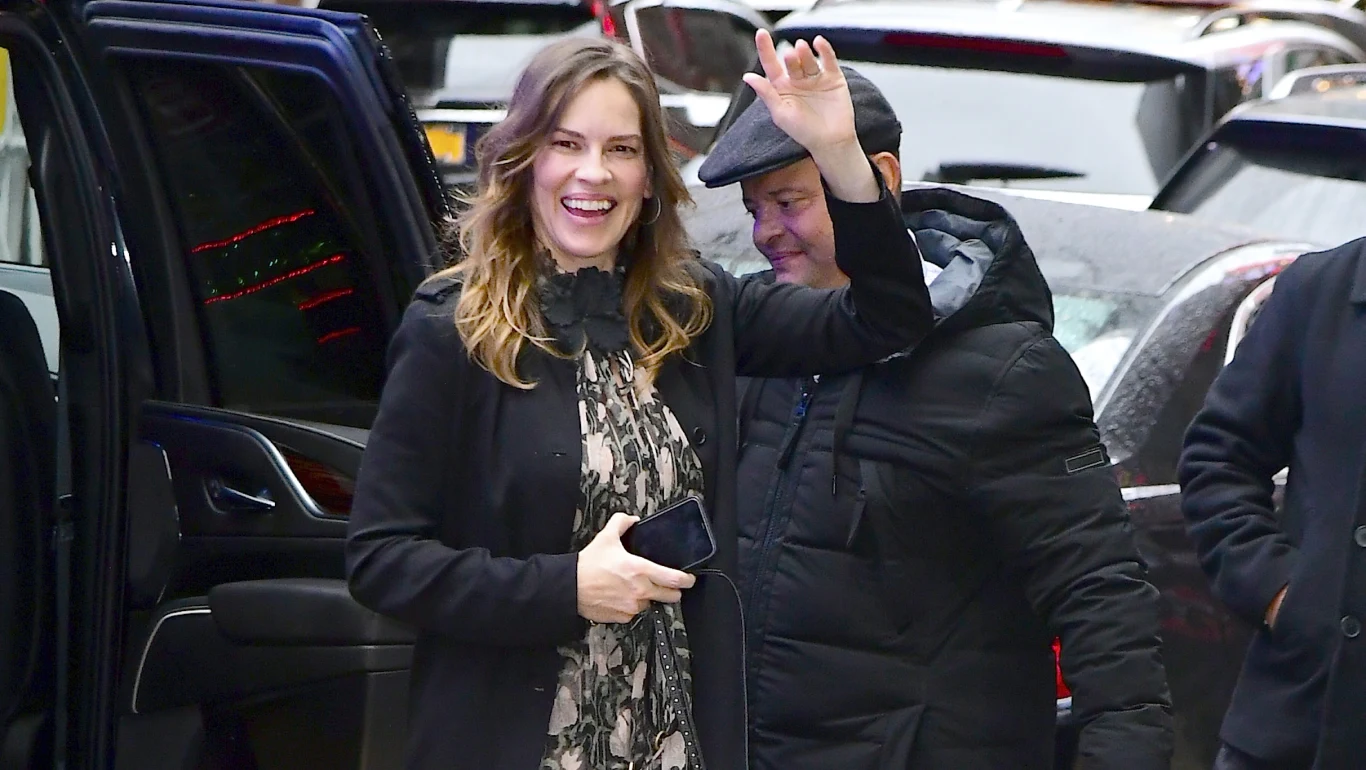 Hilary Swank była gościem programu "Good Morning America" Hilary Swank była gościem programu "Good Morning America"