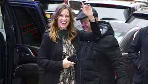 Hilary Swank była gościem programu "Good Morning America"