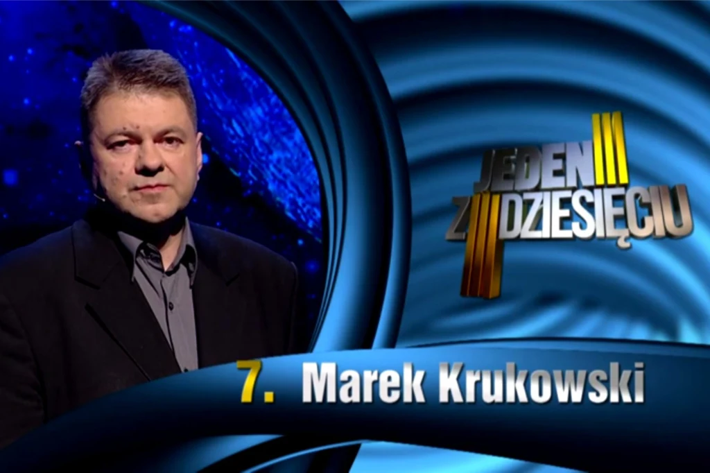 Marek Krukowski w teleturnieju "Jeden z dziesięciu"