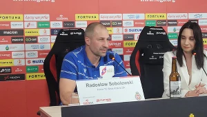 Trener Radosław Sobolewski 