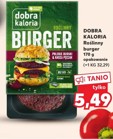 Burger roślinny Dobra Kaloria