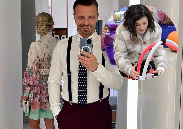 Marcin Hakiel z nową ukochaną i Kasia Cichopek Marcin Hakiel z nową ukochaną i Kasia Cichopek