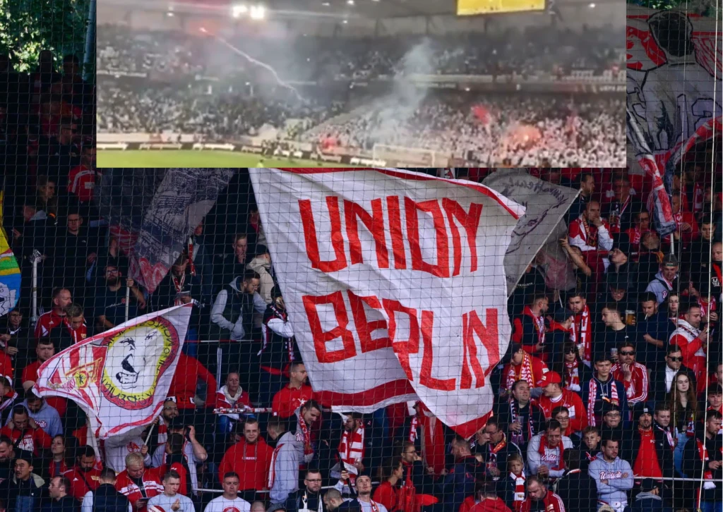 Przez zachowanie kibiców Unionu Berlin ich mecz z Malmo został przerwany w 60. minucie