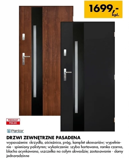 Drzwi zewnętrzne Pantor