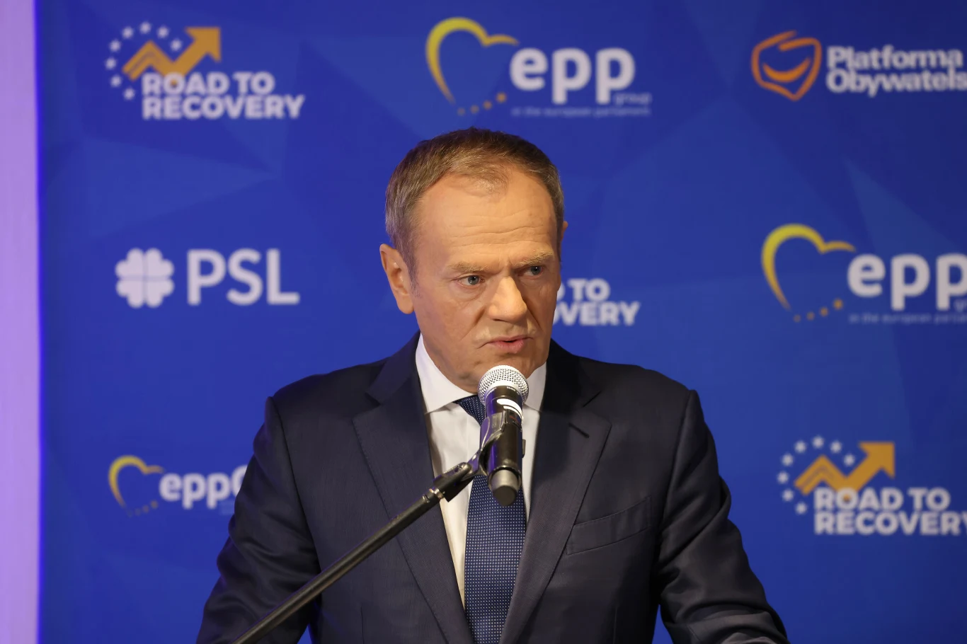 Donald Tusk podczas konferencji Europejskiej Partii Ludowej w Warszawie, 7 października 2022 roku Donald Tusk podczas konferencji Europejskiej Partii Ludowej w Warszawie, 7 października 2022 roku