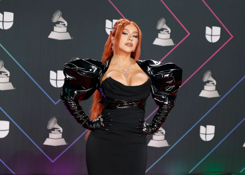 Christina Aguilera podczas rozdania Latin Grammy