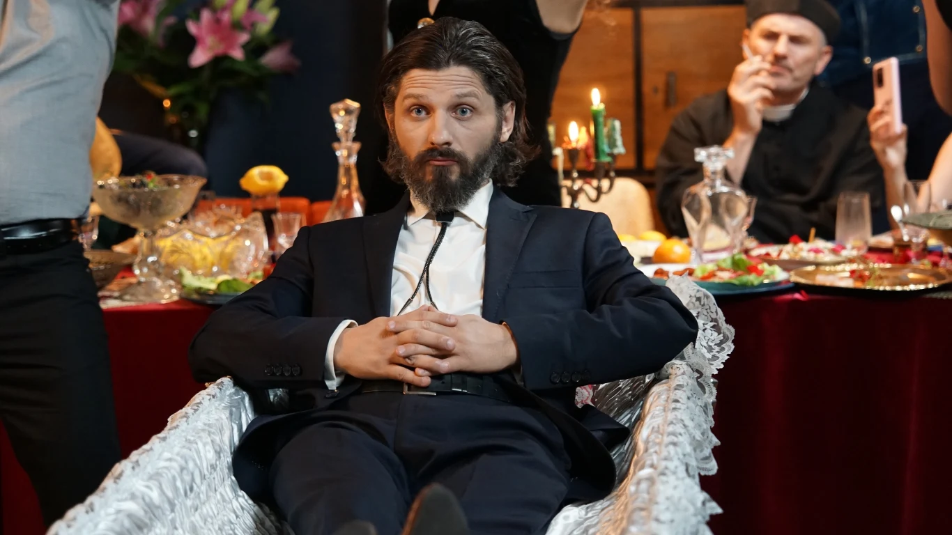 Michał Wójcik na planie teledysku "The Last Trip"