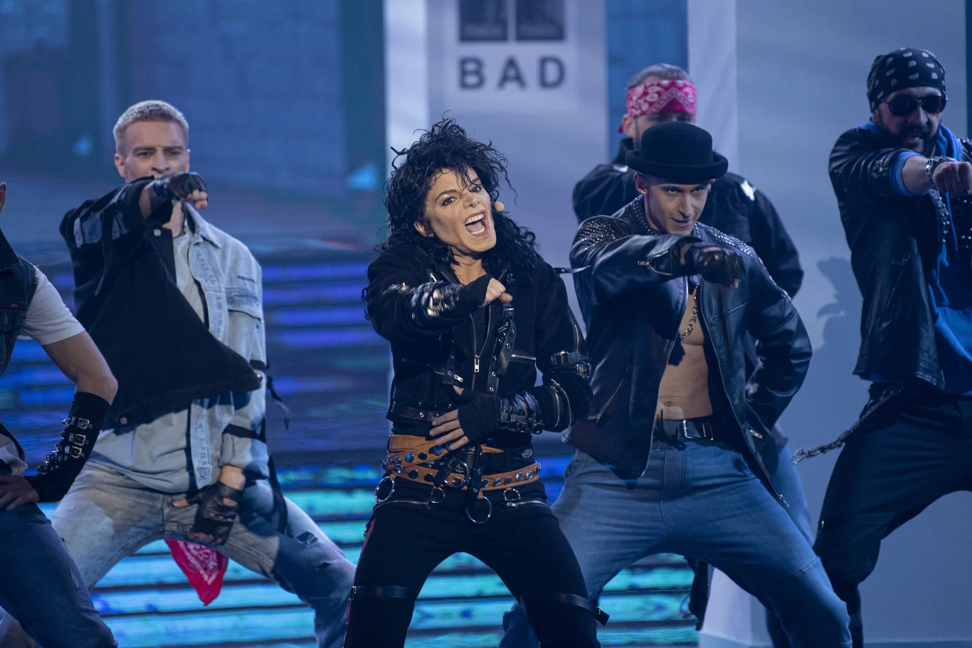 Kasia Ucherska jako Michael Jackson Kasia Ucherska jako Michael Jackson