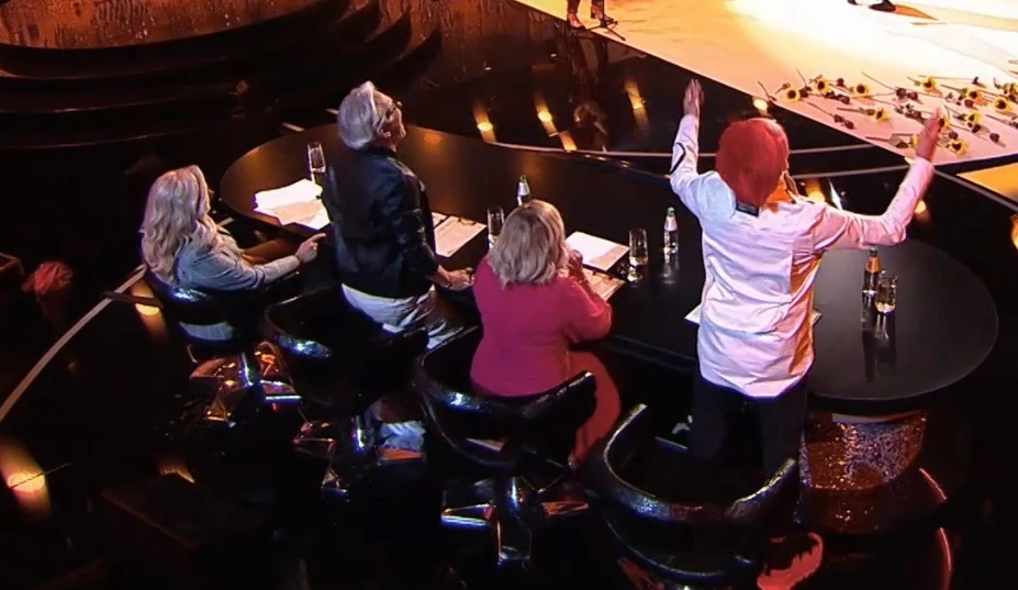 Robert Janowski i Michał Wiśniewski zachwyceni występem Janusza Radka Robert Janowski i Michał Wiśniewski zachwyceni występem Janusza Radka