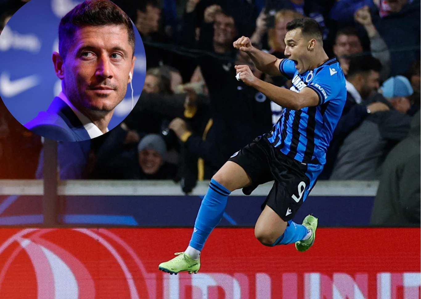 Ferran Jutgla i Robert Lewandowski