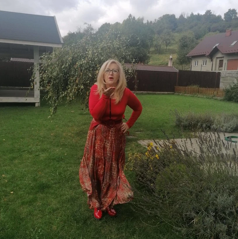 Anna Król w trakcie metamorfozy Anna Król w trakcie metamorfozy