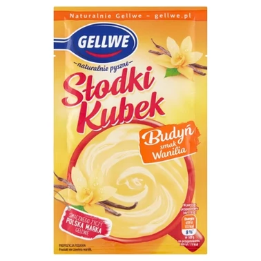 Gellwe Słodki Kubek Budyń smak wanilia 43 g - 1