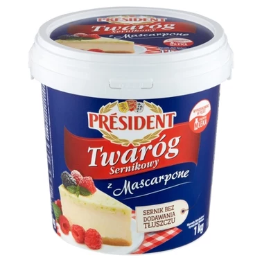 Président Twaróg sernikowy z mascarpone 1 kg - 0